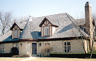 Repaired Cedar Roofing